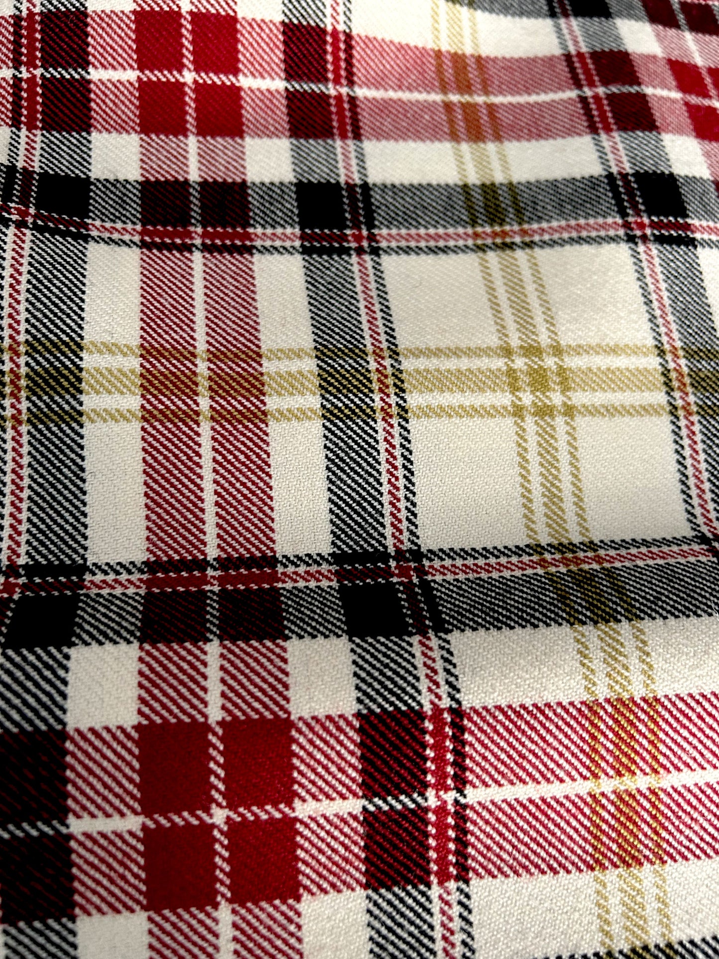 Egypt tartan fabric close-up