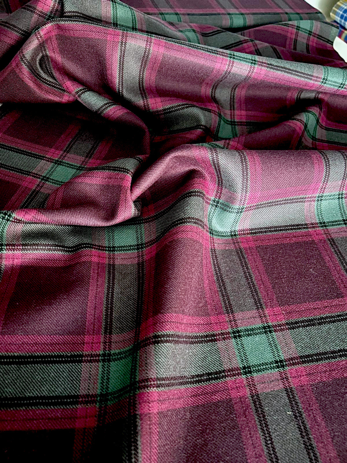 Queen of Scots tartan fabric