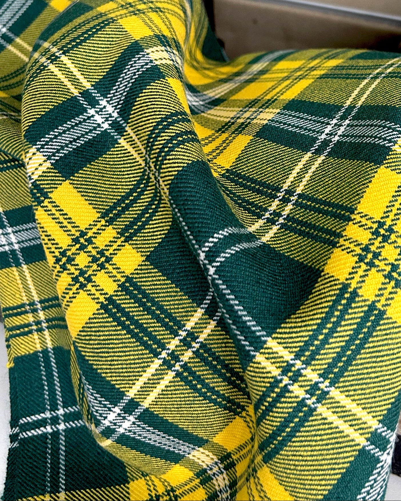 Australia Tartan fabric close-up