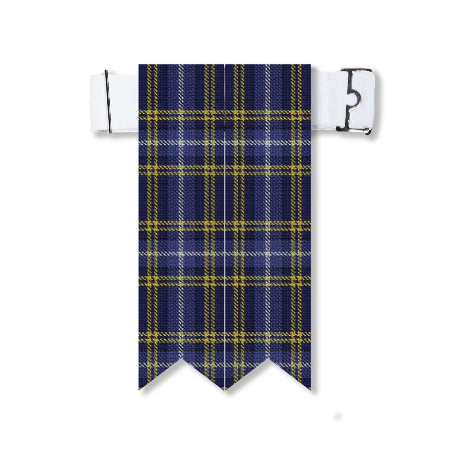 A pair of handmade Kilt Flashes