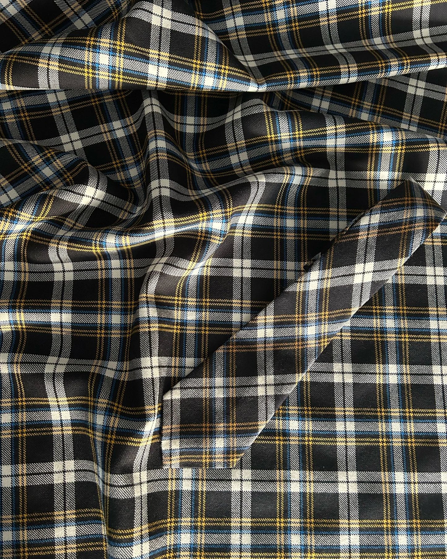 Newcastle Tartan fabric and tie