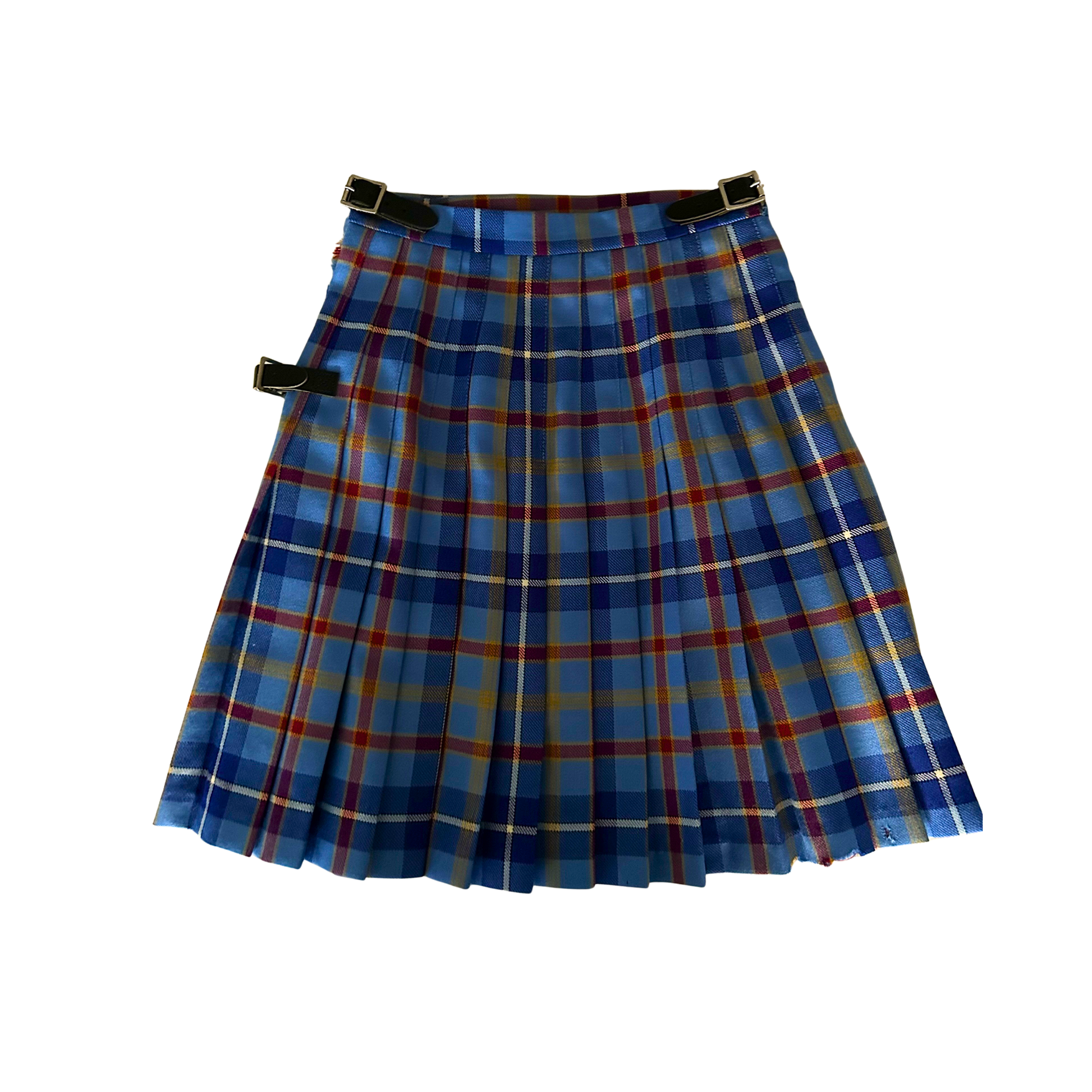Women's mini kilt back view