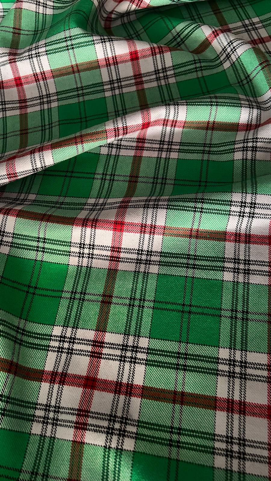 Daugherty Tartan Fabric close-up