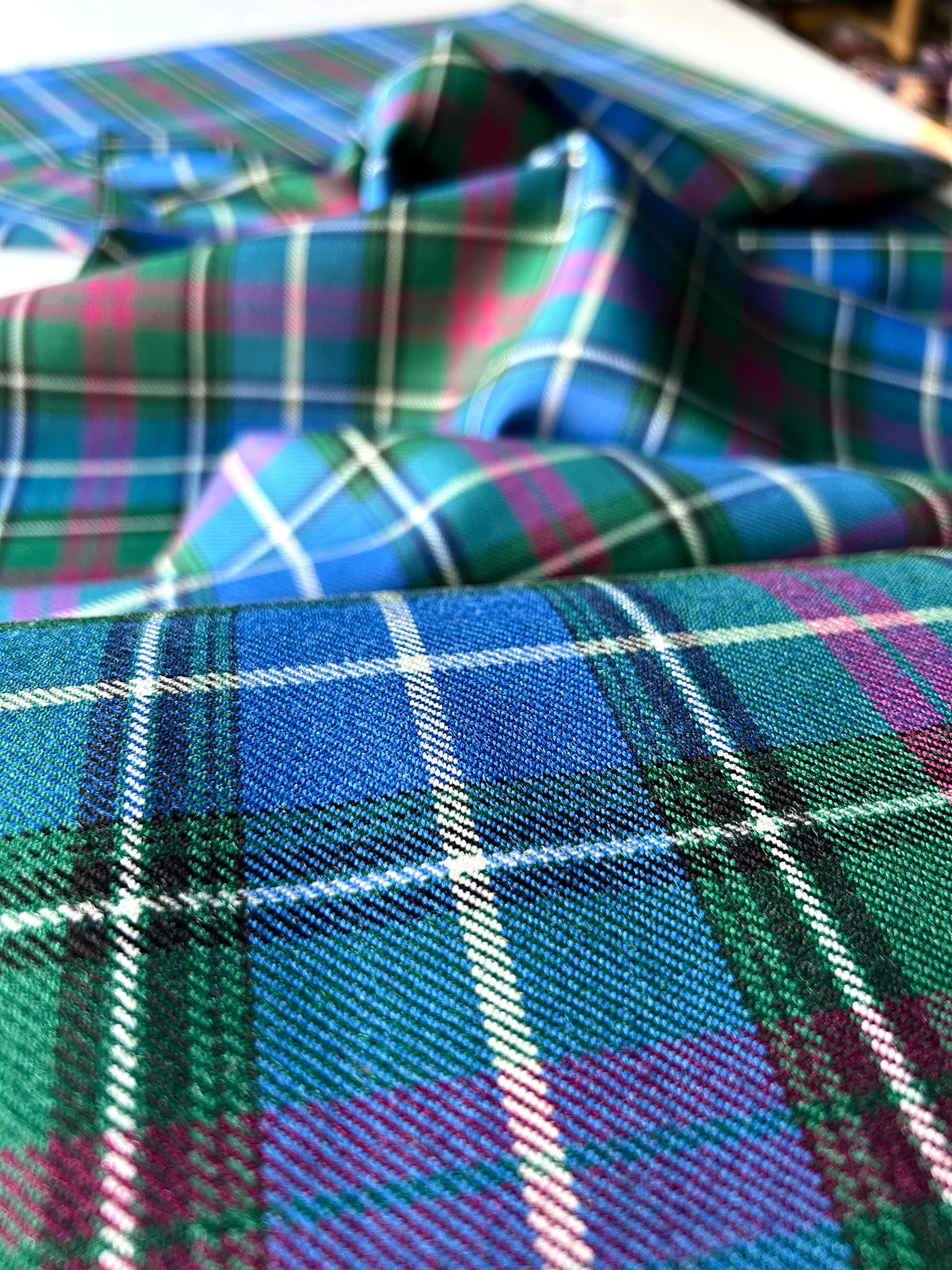 St Andrews tartan fabric