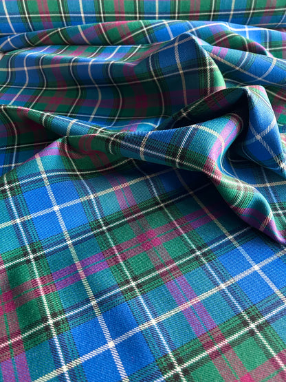 St Andrews tartan - ruffled fabric