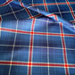 Icelandic tartan fabric close-up