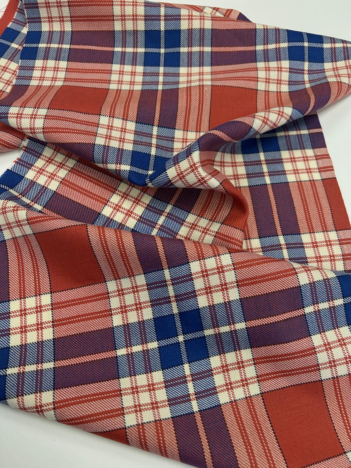 Japanese Nihon Tartan Fabric