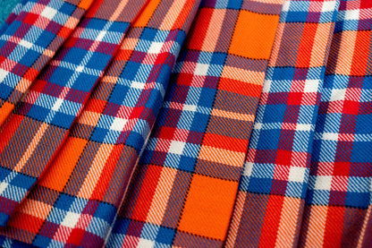 Ntherlands tartan kilt pleats