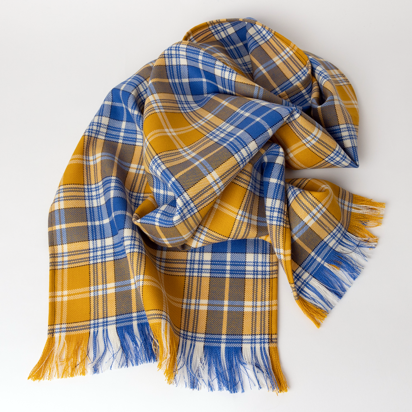 Ukrainian Tartan Scarf