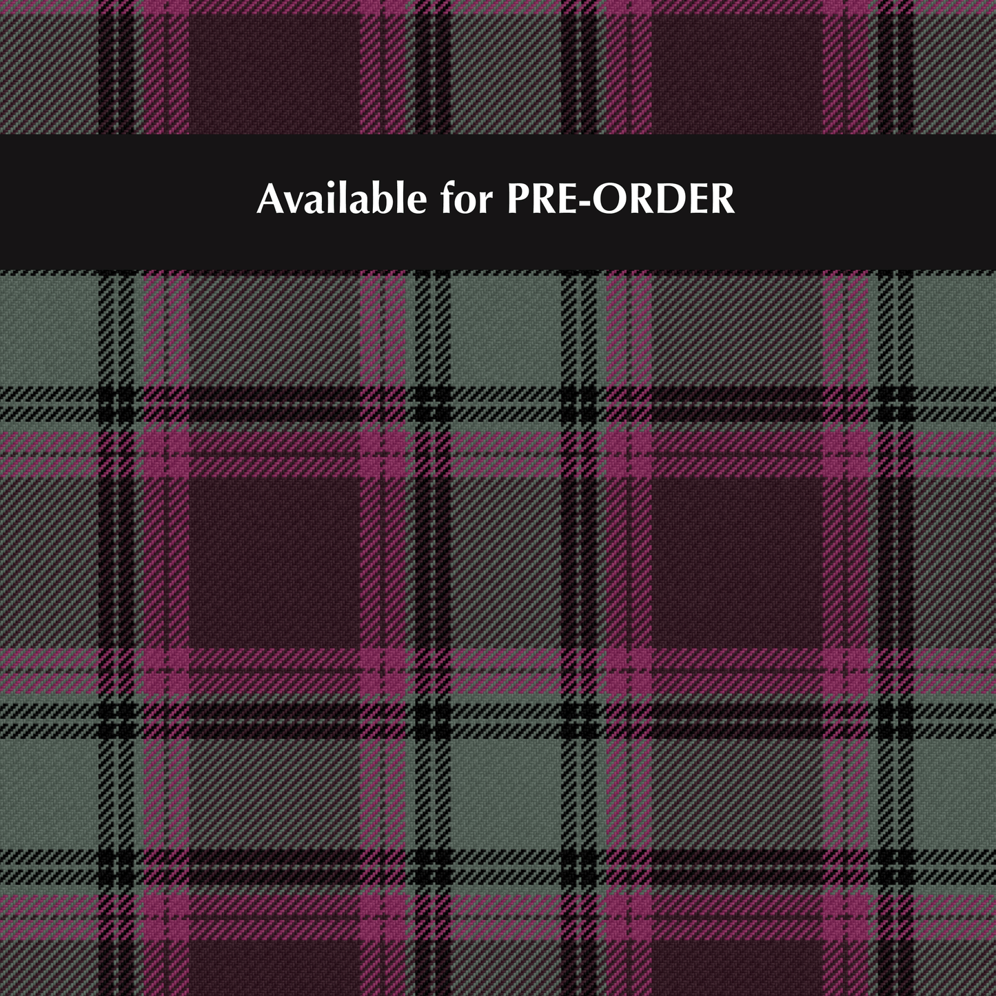 Queen of Scots Tartan Fabric available for pre-order