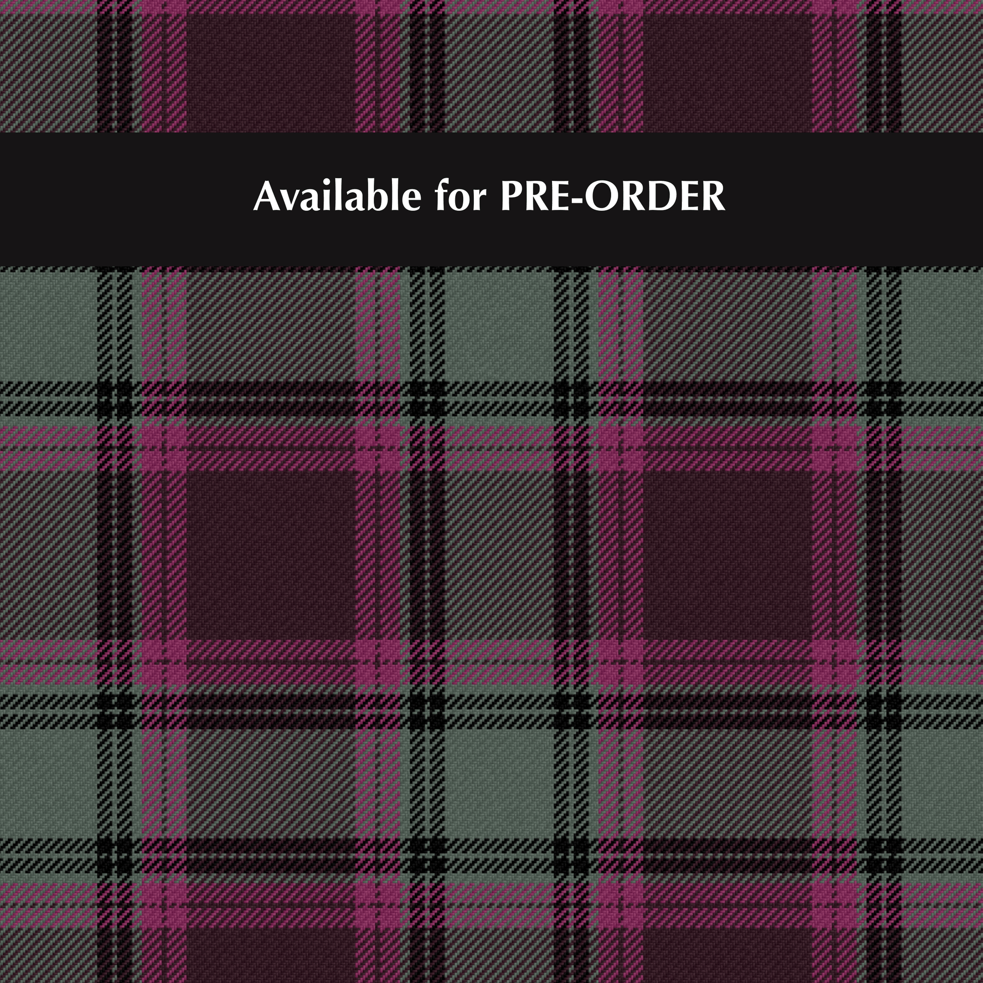 Queen of Scots Tartan Fabric available for pre-order