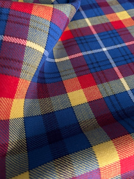 Romanian tartan close up