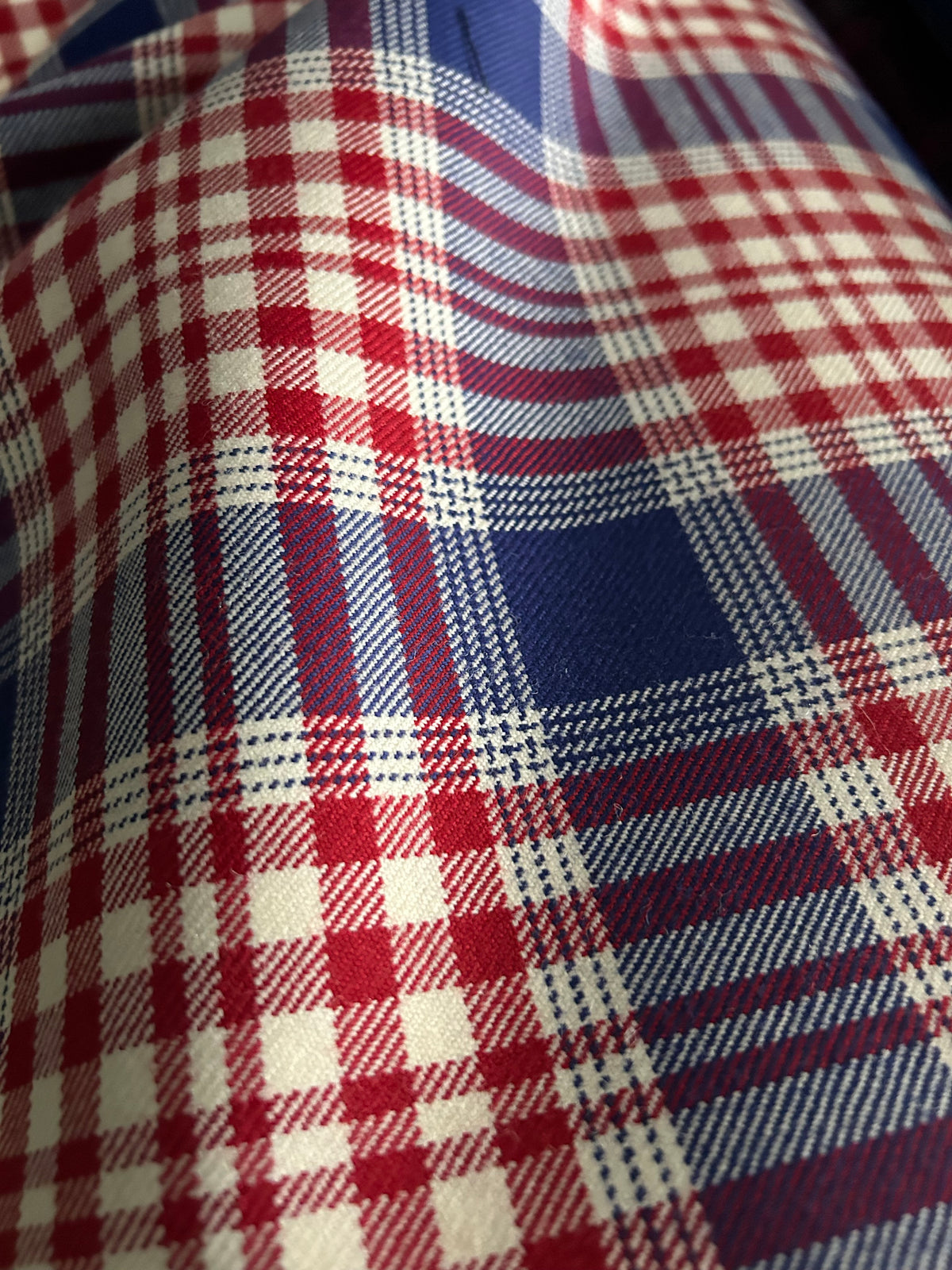 USA tartan fabric
