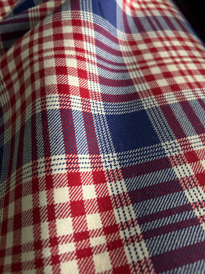 USA tartan fabric