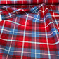 Danish Tartan fabric on table