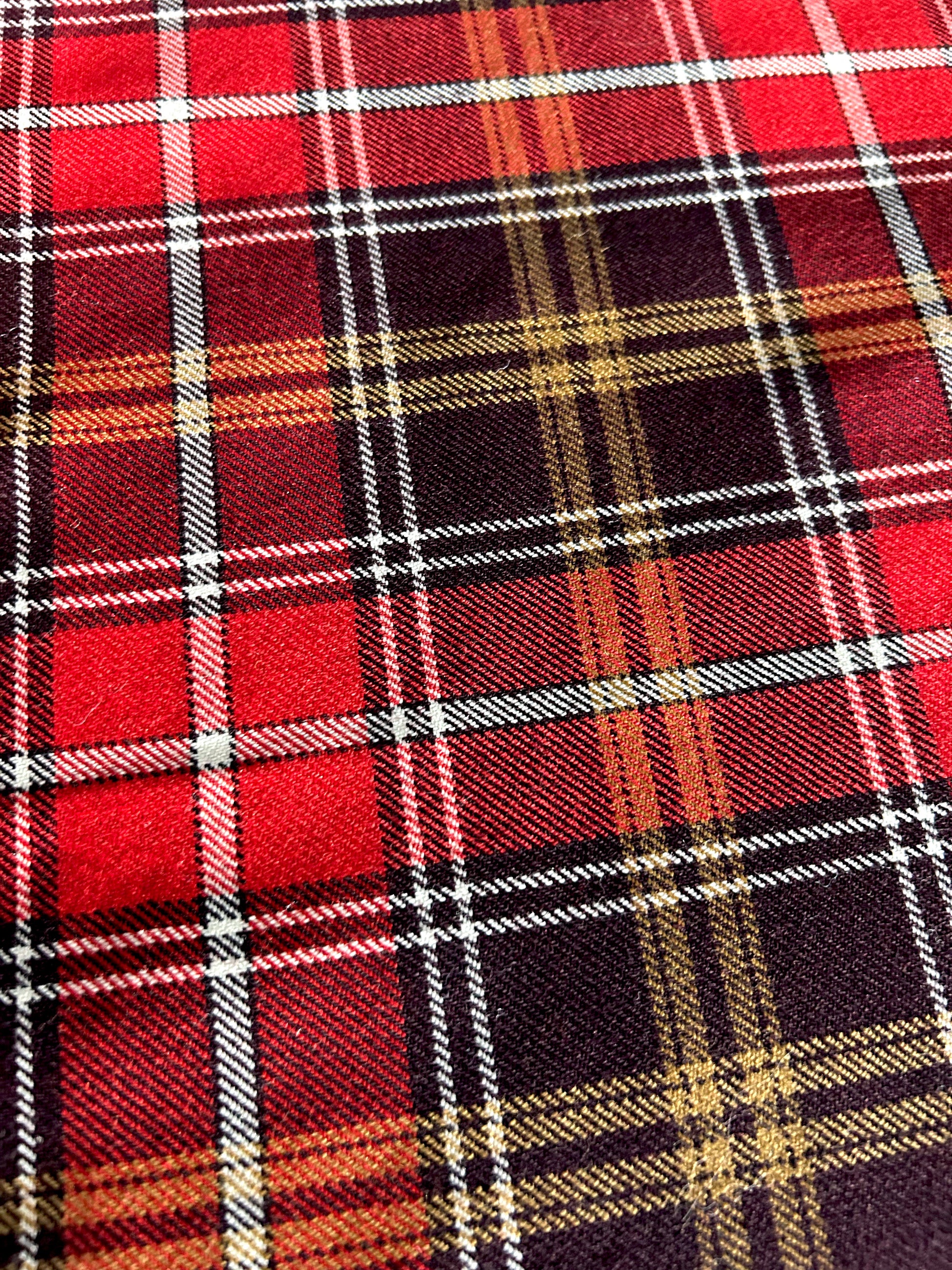 Kiku Japanese Tartan Fabric