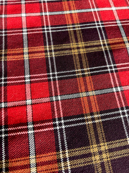Kiku Japanese Tartan Fabric