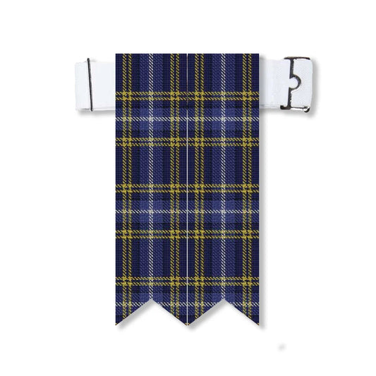 A pair of handmade Kilt Flashes