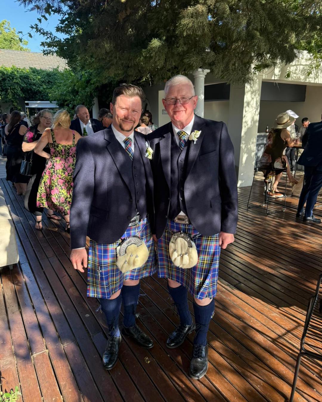 A wedding tartan design
