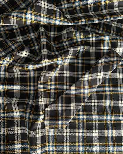 Newcastle Tartan fabric and tie