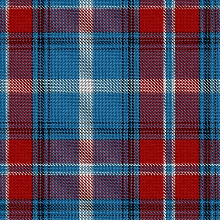 Norwegian tartan swatch close-up