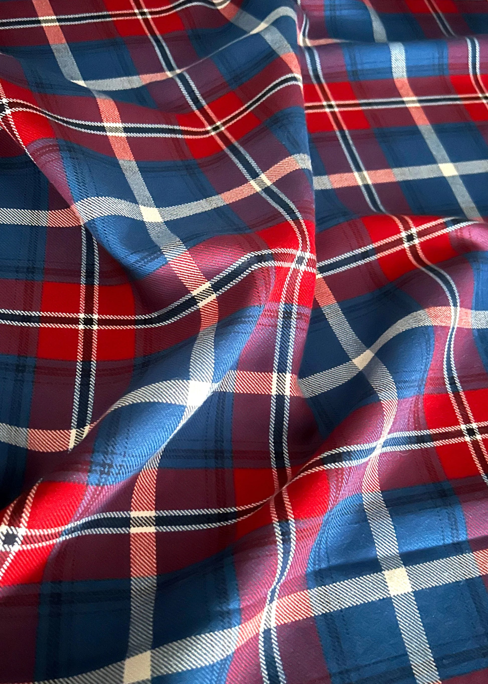 Norwegian tartan fabric