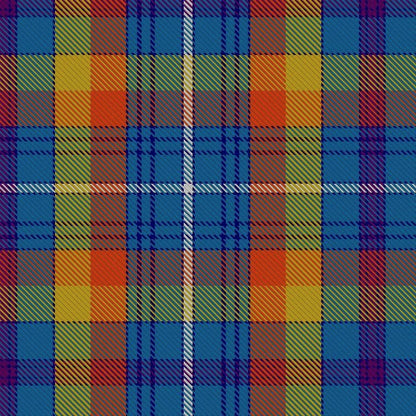 Romanian tartan swatch detail